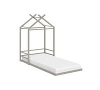 Vicco Cama en Forma de casa Roofy, Gris, 90x200