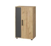 Vicco Cómoda Berno, Roble Dorado/Antracita, 50.1 x 87.3 cm
