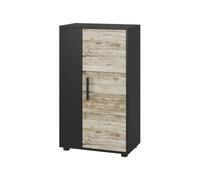 Vicco Cómoda Berno, Roble Negro/Arena, 50.1 x 87.3 cm