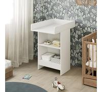 Vicco Cómoda Cambiador Mona, Blanco, 60 x 103.5 cm, Apto para el Cuidado Seguro del bebé y fácil Limpieza