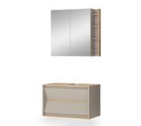 Vicco Conjunto de Muebles de baño Edelin, Cachemira, 2 Partes