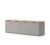 Vicco Conjunto de salón Wido, Gris, 2 Partes