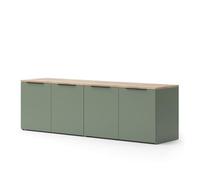 Vicco Conjunto de salón Wido, Verde, 2 Partes