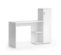 Vicco Escritorio de Ordenador Ritz, Blanco, 141.2 x 45.2 cm