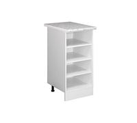 Vicco Estante de Cocina R-Line, Blanco/Blanco, 40 cm, ET Mármol