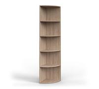 Vicco Estante de Esquina Ecki, Sonoma, 40 x 180 cm, para Montaje en Pared con Tres estantes Abiertos