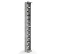 Vicco Estante para CDs, Hormigón, 21 x 183.6 cm Alto