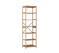 Vicco Estantería Novaro, Bambú, 48.3 x 166.5 cm