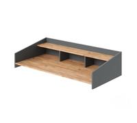 Vicco estantería Superior Viktor, Roble Dorado/Antracita, 127.2 x 30 cm