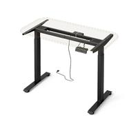 Vicco Estructura de Escritorio Elevate Regulable en Altura, 2 Motores, Antracita, Estructura de Escritorio eléctrica sin Tablero con función de Memoria y Puerto USB