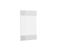 Vicco Frente de Cocina R-Line, Blanco Alto Brillo, 39.6 x 59 cm Frente de Mueble para Armario Mural con Vitrina