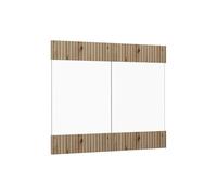 Vicco Frente de Cocina R-Line, Roble Artesanal, 79.2 x 59 cm Frente de Mueble para Armario Mural con Vitrina, Compatible con armarios de Cocina R-Line para una instalación Sencilla