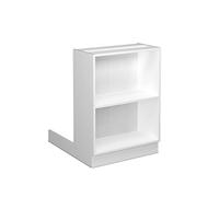 Vicco Isla de Cocina Fame-Line, Blanco, 60 cm sin encimera, para Ampliar y Combinar con Otros módulos de Cocina