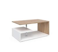 Vicco Mesa de Centro Guillermo, Blanco/Sonoma, 91 x 52.6 cm