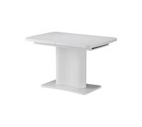 Vicco Mesa de Comedor Fenaro, Blanco, 120-160 x 80 cm | extensible, con función extensible para longitudes de mesa variables