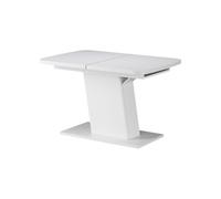 Vicco Mesa de Comedor Fenaro, Blanco, 120-160 x 80 cm | extensible, extensible para ajuste flexible del tamaño de la mesa