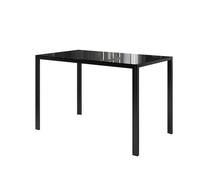 Vicco Mesa de Comedor Grand, Negro, 120 x 70 cm