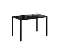 Vicco Mesa de Comedor Grand, Negro/Negro, 120 x 70 cm