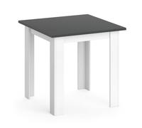 Vicco Mesa de Comedor Karlos, Antracita, 80 x 80 cm, Apto para 2-4 Personas para Uso en el Comedor
