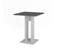 Vicco Mesa de Comedor Repose, Blanco/Antracita, 65 x 65 cm | apto como mesa individual que ahorra espacio para habitaciones pequeñas