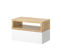 Vicco Mesa de Noche Urbano, Marrón, 45 x 28 cm, montable en Pared para un Uso Que Ahorra Espacio en el Dormitorio