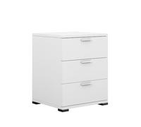 Vicco Mesilla de Noche Marseille, Blanco/Blanco, 46.2 x 60 cm