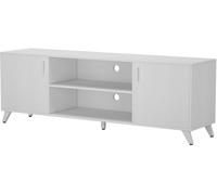 Vicco Mueble bajo para TV Maceio, Blanco, 160 x 54.5 cm con 2 Puertas