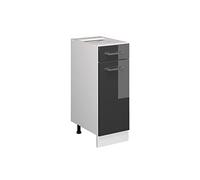 Vicco Mueble bajo de Cocina R-Line, Antracita Alto Brillo, 30 cm sin encimera, para combinación Libre Dentro de Sistemas de Cocina modulares
