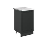 Vicco Mueble bajo de Cocina R-Line, Antracita casa de Campo/Antracita 50 cm | Frente de MDF · Encimera incl. · Patas regulables en altura · 1 Estante · Libremente combinable