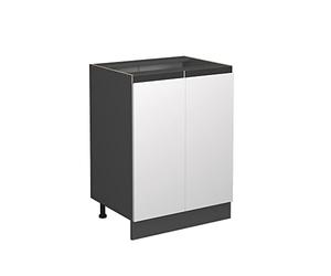 Vicco Mueble bajo de Cocina R-Line, Blanco, 60 cm En Forma de J, sin encimera, para combinación Libre Dentro de Sistemas de Cocina modulares