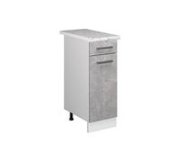 Vicco Mueble bajo de Cocina R-Line, Hormigón, 30 cm