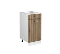 Vicco Mueble bajo de Cocina R-Line, Roble Artesanal, 40 cm