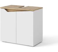 Vicco Mueble bajo lavabo 60 x 57.5 cm con 2 puertas, blanco