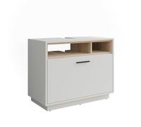 Vicco Mueble bajo Lavabo Beatrice, Blanco/Sonoma, 80 x 84.5 cm con cajón