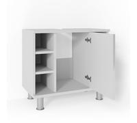 Vicco Mueble bajo Lavabo Fynn, Blanco Alto Brillo, 60 x 54 cm