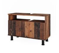 Vicco Mueble bajo Lavabo Fynn, Estilo Antiguo, 80.2 x 54 cm con cajón, Apto para instalación Debajo del Lavabo