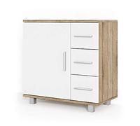 Vicco Mueble bajo Lavabo Ilias, Sonoma/Blanco, 60 x 60.8 cm