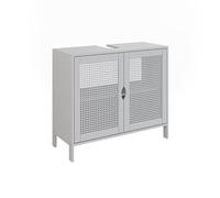 Vicco Mueble bajo Lavabo Liora, Blanco, 68 x 60 cm con 2 Puertas, para Guardar artículos de baño y Toallas
