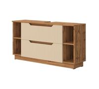 Vicco Mueble bajo Lavabo Lotta, Cachemira, 119.2 x 62.5 cm con 2 cajones, Apto para instalación bajo lavabos