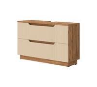 Vicco Mueble bajo Lavabo Lotta, Cachemira, 99.4 x 62.5 cm con 2 cajones, para almacenar artículos de baño Debajo del Lavabo