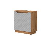 Vicco Mueble bajo Lavabo Lotta, Gris, 59.8 x 62.1 cm con 2 Puertas, Apto para Colocar sobre lavabos estándar