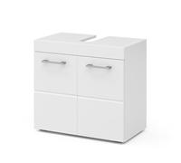 Vicco Mueble bajo Lavabo Luna, Blanco, 60 x 56 cm | para montaje en pared, combinable con otros muebles Luna