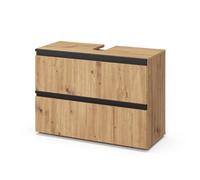 Vicco Mueble bajo Lavabo Torren, Artesano, 80 x 58 cm con 2 cajones, destaca por su funcionalidad y estética