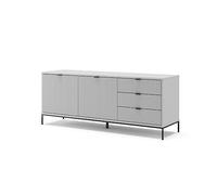 Vicco Mueble bajo para TV Eliza, Gris, 150 x 60 cm, Apto para Almacenamiento y como Soporte para televisor