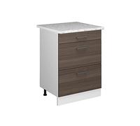 Vicco Mueble bajo Universal R-Line, Gris, 60 cm