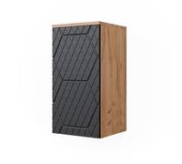 Vicco Mueble de baño Irma, Antracita con Estructura de Panal, 30 x 59 cm 2 Compartimentos, baño, Apto para Montaje en Pared y combinable con Otros Muebles Irma