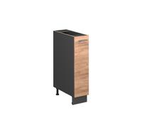 Vicco Mueble de botica Fame-Line, Roble Dorado/Antracita, 20 cm