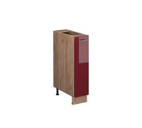 Vicco Mueble de botica Fame-Line Rojo Burdeos Alto Brillo/Roble 20 cm