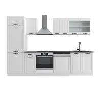 Vicco Mueble de Cocina R-Line, Casa de Campo Blanca/Blanca, 300 cm