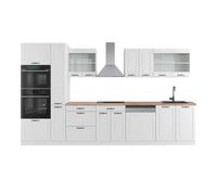Vicco Mueble de Cocina R-Line, Casa de Campo Blanca/Blanca, 350 cm